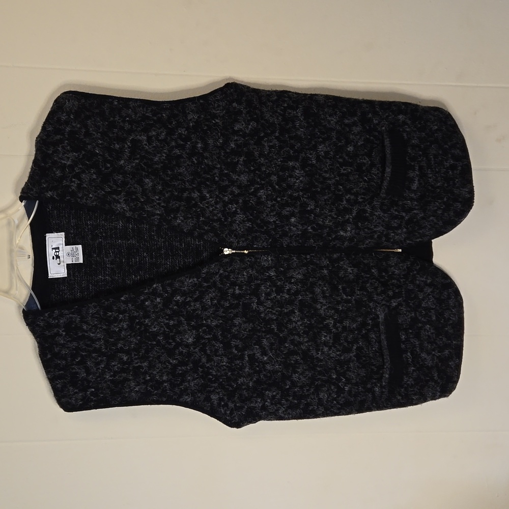 Ladies Jed V-Neck Zippered Sweater Vest Size M